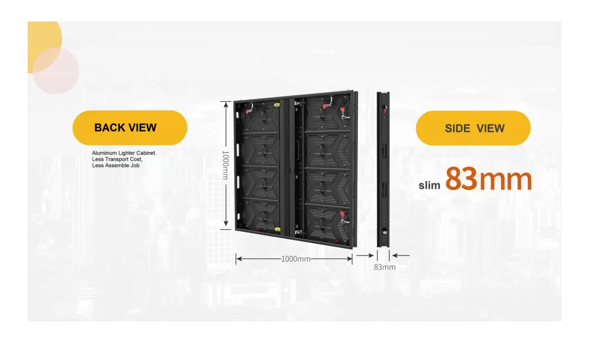 high refresh energy saving LED display